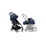 Stokke Yoyo3 Black Frame With 0+ & 6+ Pack Bundle | Award Winning Compact Stroller