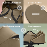 Stokke Yoyo3 Compact Travel Stroller White Frame 6+ | Award Winning Buggy