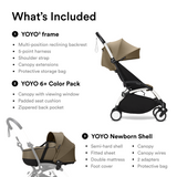 Stokke Yoyo3 Compact Travel Stroller White Frame 6+ | Award Winning Buggy