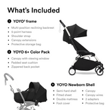 Stokke Yoyo3 Newborn & 6+ Pack Bundle | Complete Travel Stroller System