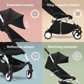 Stokke Yoyo3 Newborn & 6+ Pack Bundle | Complete Travel Stroller System