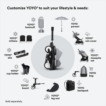 Stokke Yoyo3 Newborn & 6+ Pack Bundle | Complete Travel Stroller System