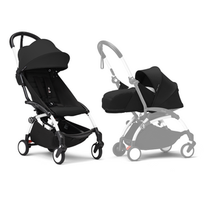 Stokke Yoyo3 White Frame With 0+ & 6+ Stroller Bundle | Perfect Gift