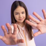 Swim Essentials Apricot Orange Girls Long Sleeve Swimsuit | Kids Swim