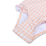 Swim Essentials Apricot Orange Girls Long Sleeve Swimsuit | Kids Swim