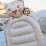 Swim Essentials Brown Leopard Animal Lie-on Float