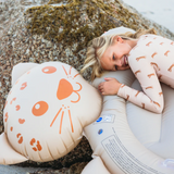 Swim Essentials Brown Leopard Animal Lie-on Float