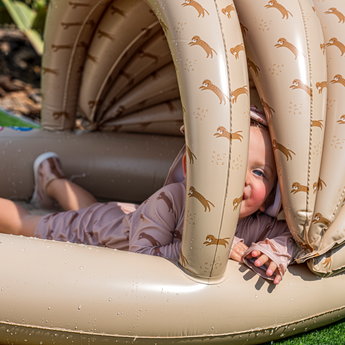 Swim Essentials Canopy Baby Pool 100cm | Inflatable With Sun Shade