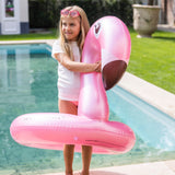 Swim Essentials Flamingo Swim Ring 95cm | Fun Pool Float For Summer