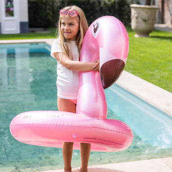 Swim Essentials Flamingo Swim Ring 95cm | Fun Pool Float For Summer