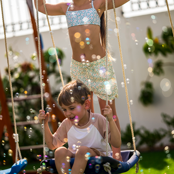 Swim Essentials Florish Green Bikini For Girls | Kids Swimwear