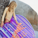 Swim Essentials Florish Yellow Girls Long Sleeve Swimsuit | Kids Swim