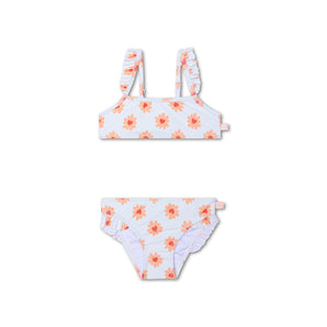Swim Essentials Flower Hearts Print Bikini For Girls | Kids Swimwear