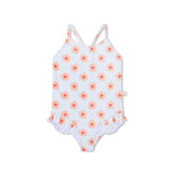Swim Essentials Flower Hearts Print Swimsuit For Girls | Kids Swimwear