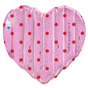 Swim Essentials Heart Shape Pool Float 150cm | Fun Summer Inflatable