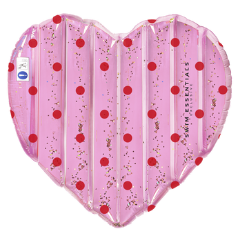 Swim Essentials Heart Shape Pool Float 150cm | Fun Summer Inflatable