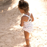 Swim Essentials Khaki Leopard Print Swimsuit For Girls | Kids Swimwear