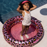 Swim Essentials Khaki Leopard Print Swimsuit For Girls | Kids Swimwear