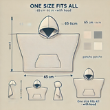 Swim Essentials Kids Poncho Towel | Cozy Beach & Pool Cover Up