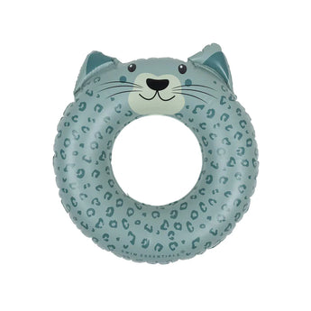 Swim Essentials Leopard Animal Swim Ring 55cm | Kids Pool Float