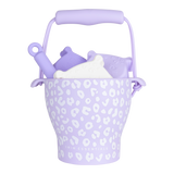 Swim Essentials Leopard Silicone Sand Bucket Set | Kids Beach Toys