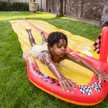 Swim Essentials Racing Sprinkler Waterslide | Kids Garden Water Toy