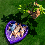 Swim Essentials Wild Heart Purple Kids Pool 150cm | Inflatable Garden Pool