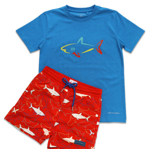 Boys Color-Changing Swim Shorts, Fun Gift for Kids