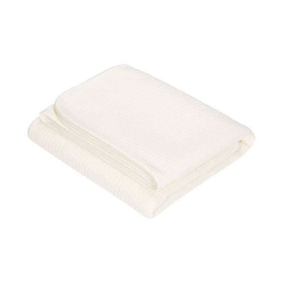 Cot Summer Blanket Pure Soft White