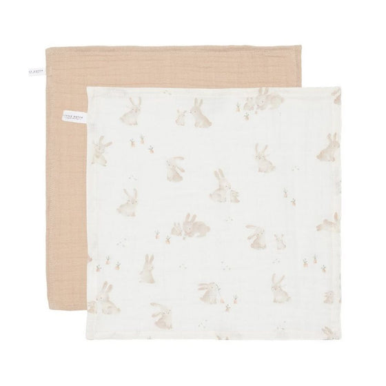 Facecloths Set Muslin Baby Bunny / Beige