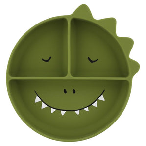 Trixie Silicone Divided Plate With Suction | Animal Collection Kids Plate - My Little Thieves