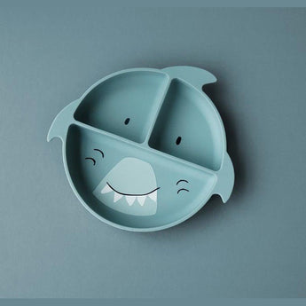 Trixie Silicone Divided Plate With Suction | Animal Collection Kids Plate - My Little Thieves