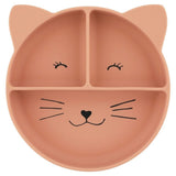 Trixie Silicone Divided Plate With Suction | Animal Collection Kids Plate - My Little Thieves