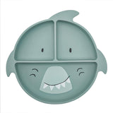 Trixie Silicone Divided Plate With Suction | Animal Collection Kids Plate - My Little Thieves