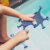 Trixie Animal Suction Bath Game 3 Pack | Mrs. Elephant’s Family Blue