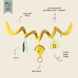 Trixie Baby Activity Spiral Toy | Handmade Eco Friendly Stroller Toy