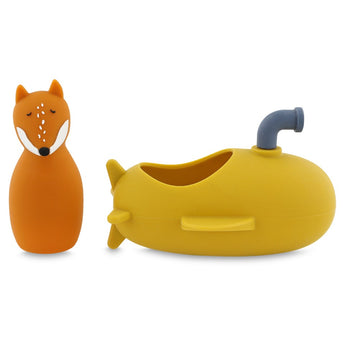 Trixie Bath Toy | Silicone Submarine Animal Adventure