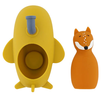 Trixie Bath Toy | Silicone Submarine Animal Adventure