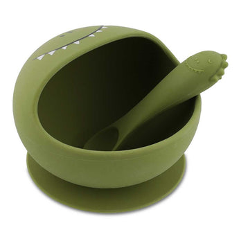 Trixie First Baby Silicone Meal Set | Suction Base Feeding Set For 4m+ - My Little Thieves