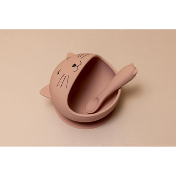 Trixie First Baby Silicone Meal Set | Suction Base Feeding Set For 4m+ - My Little Thieves