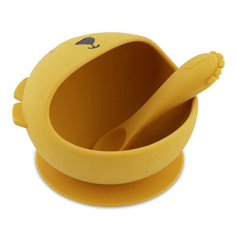 Trixie First Baby Silicone Meal Set | Suction Base Feeding Set For 4m+ - My Little Thieves