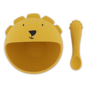 Trixie First Baby Silicone Meal Set | Suction Base Feeding Set For 4m+ - My Little Thieves