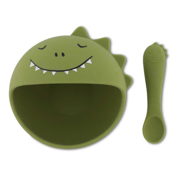 Trixie First Baby Silicone Meal Set | Suction Base Feeding Set For 4m+ - My Little Thieves