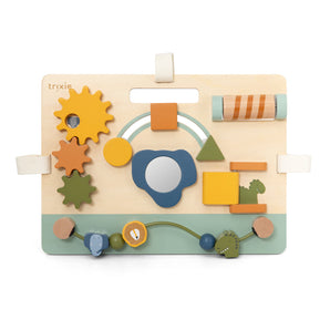 Trixie Handmade Eco Friendly Wooden Activity Panel | Fsc Wood Sensory Toy