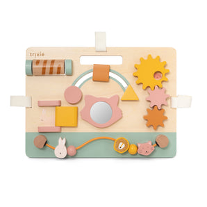 Trixie Handmade Eco Friendly Wooden Activity Panel | Fsc Wood Sensory Toy