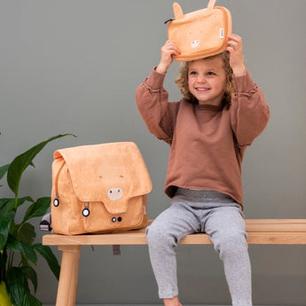 Trixie Kids' Animal Character Satchel Backpack – Perfect Gift for Children