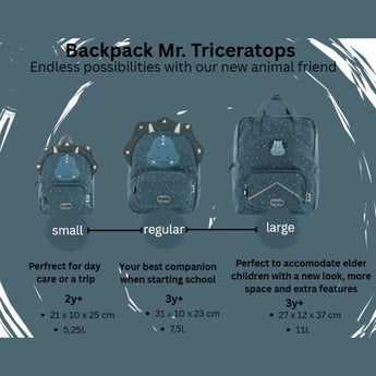 Trixie Kids Backpack Large - 13.3 Inch/34 cm