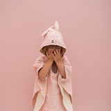 Trixie Kids Handmade Animal Poncho | Soft Organic Cotton Bath & Swim Cover
