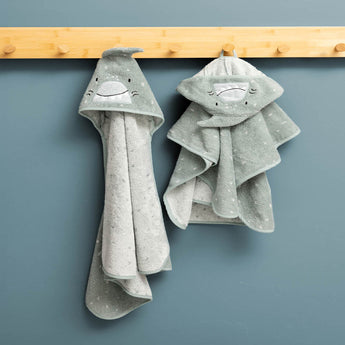 Trixie Kids Handmade Animal Poncho | Soft Organic Cotton Bath & Swim Cover