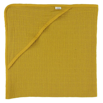 Trixie Kids Hooded Muslin Towel | Soft Terry Muslin Eco Friendly Bath Gift